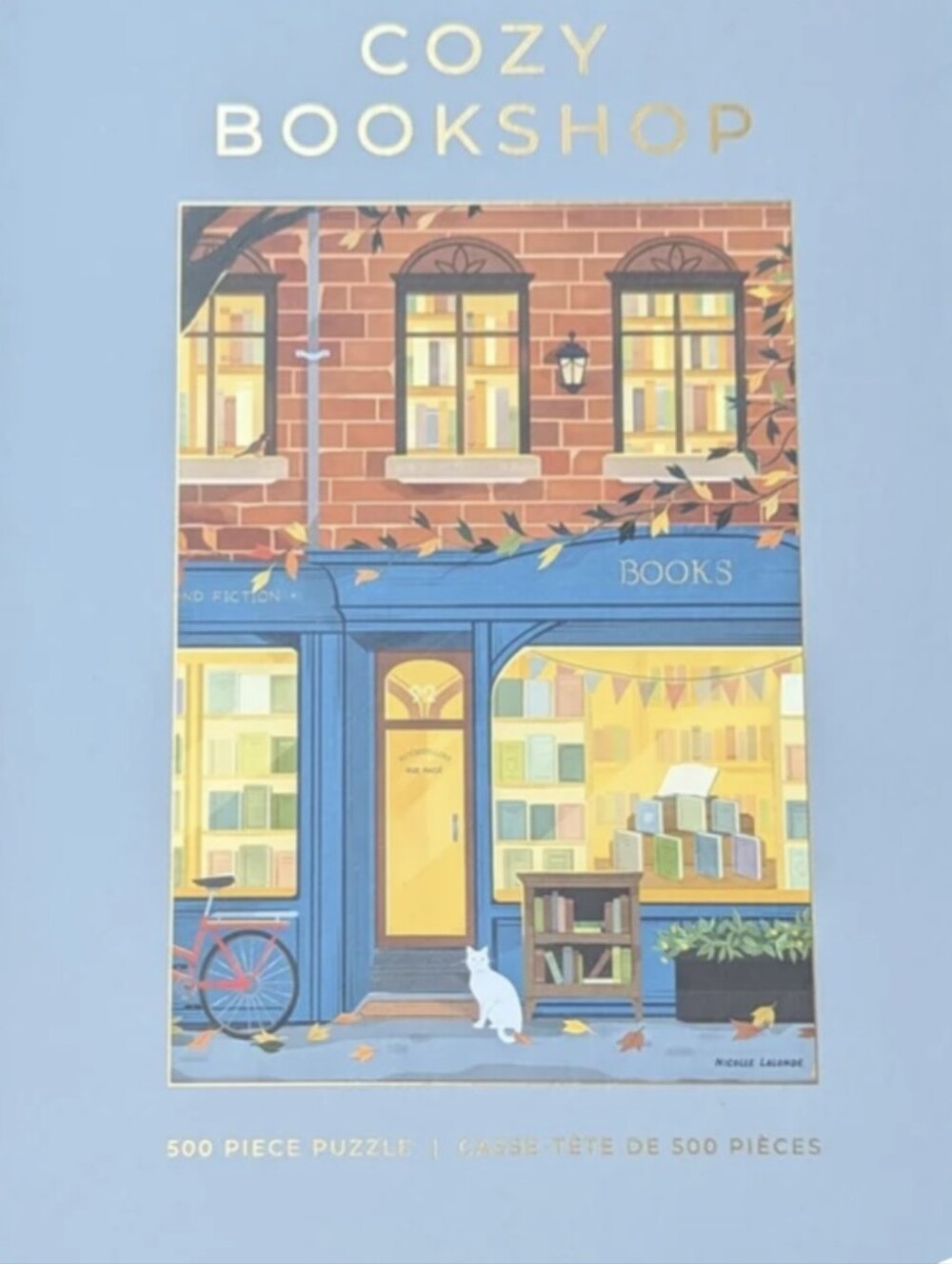NWT - Hobbry 500 Piece Puzzle - Cozy Bookshop